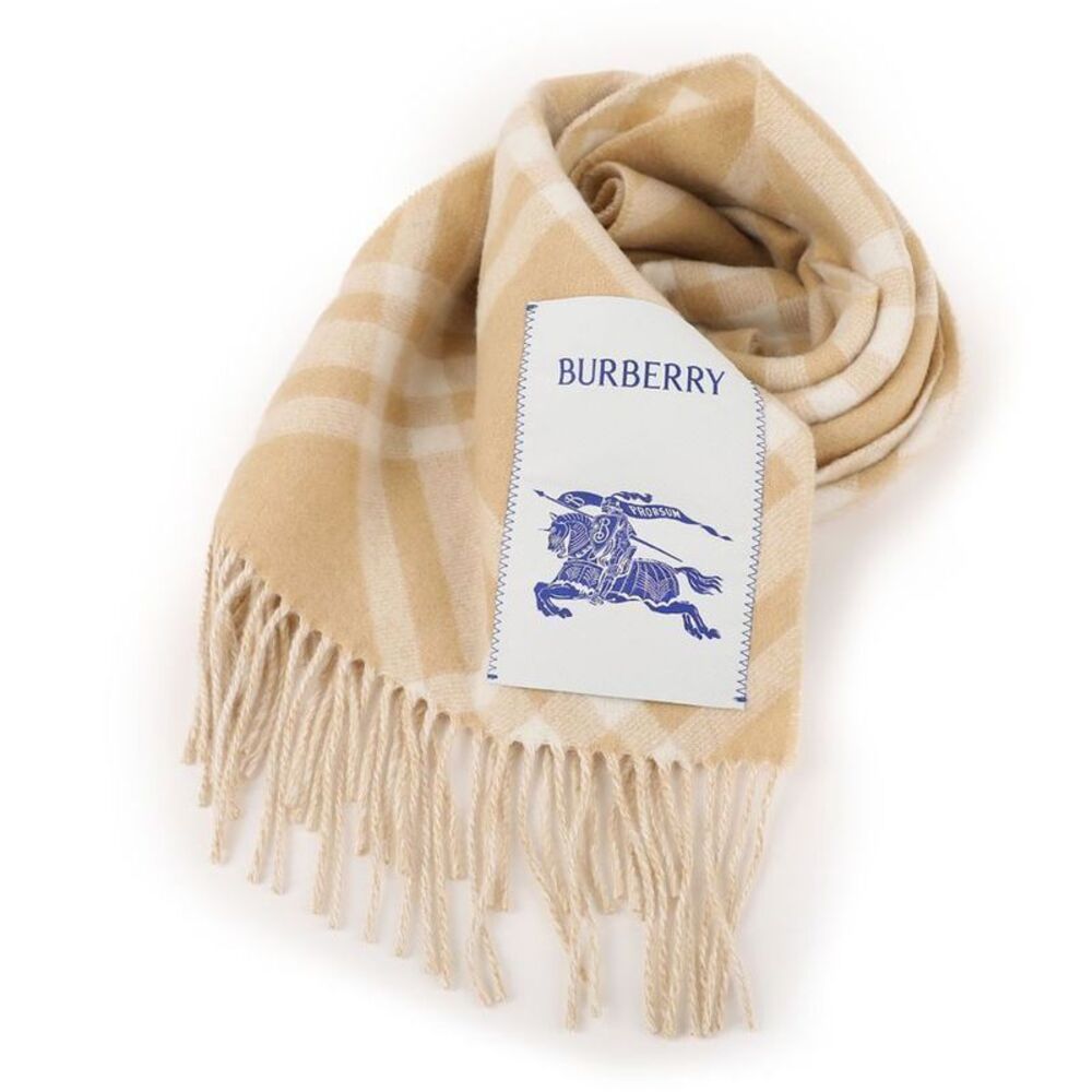 Check Cashmere Scarf